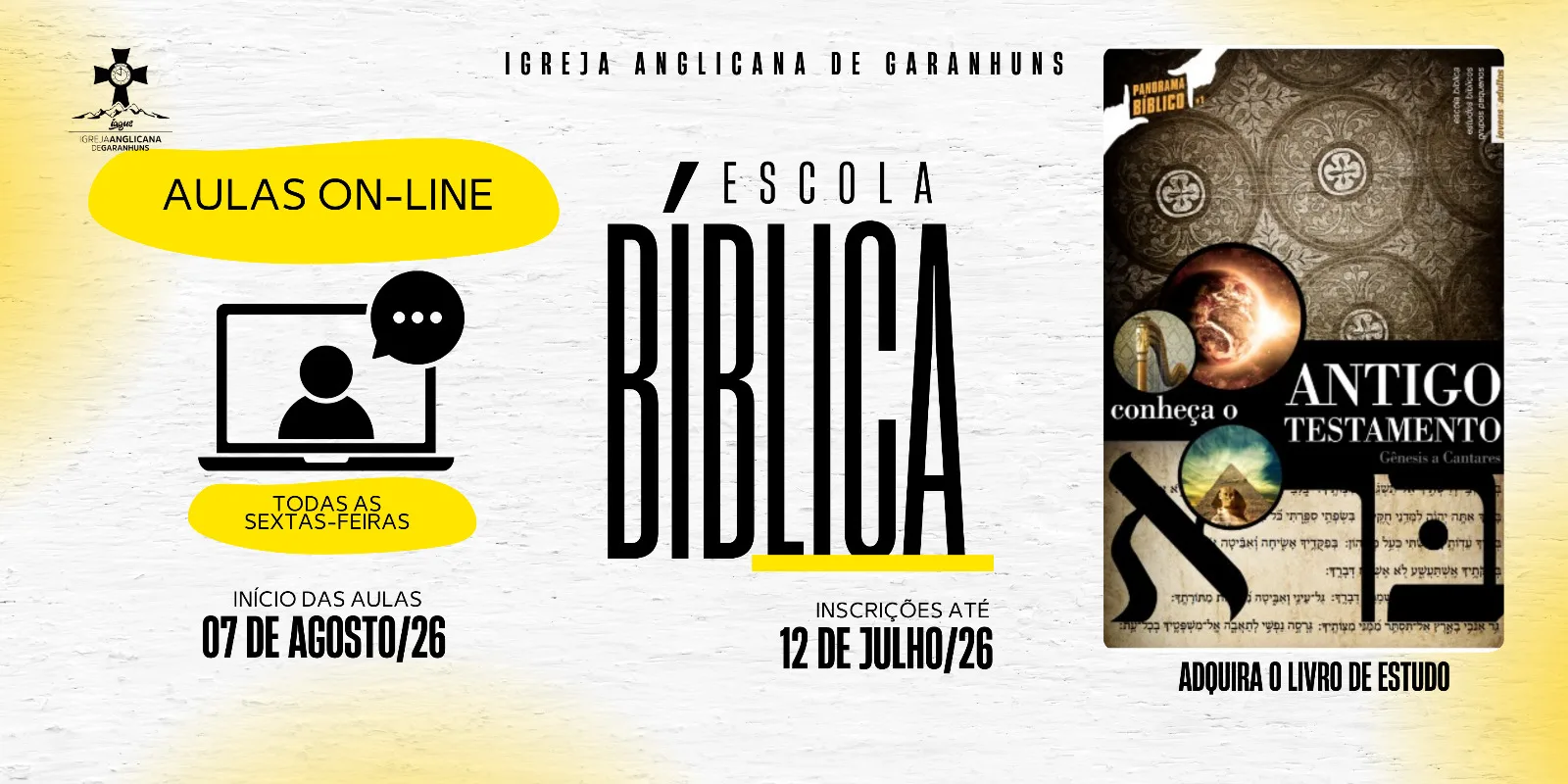 Escola Bíblica IAGUS - NOVA TURMA